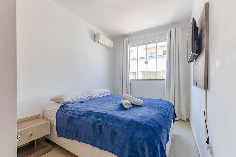 Apartamento em Bombas - Ótimo para Famílias - 2 dorms 5 pess