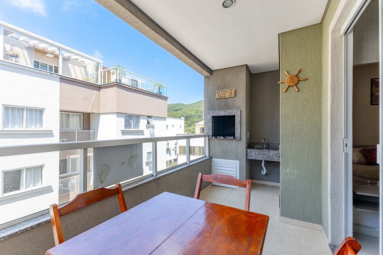 Apartamento em Bombas - Ótimo para Famílias - 2 dorms 5 pess