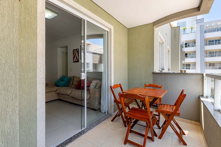 Apartamento em Bombas - Ótimo para Famílias - 2 dorms 5 pess
