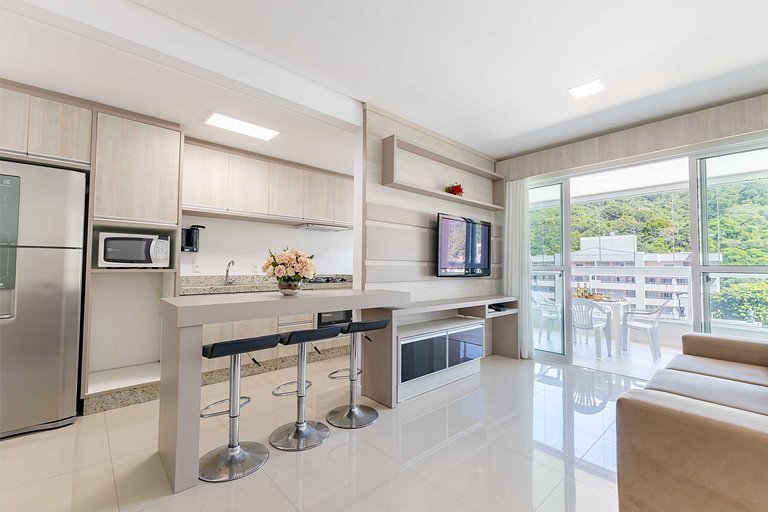 Apartamento 2 dormitorios na praia de Bombas