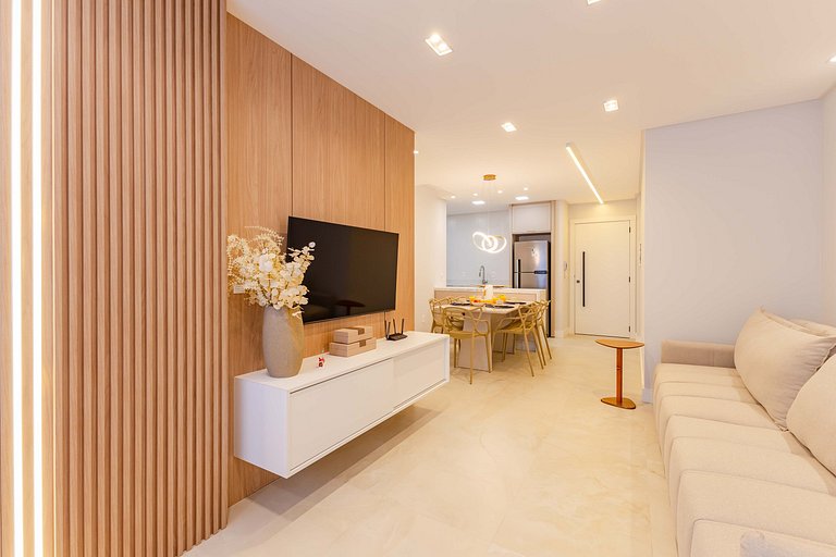 Apartamento alto padrão a 50 mts da praia